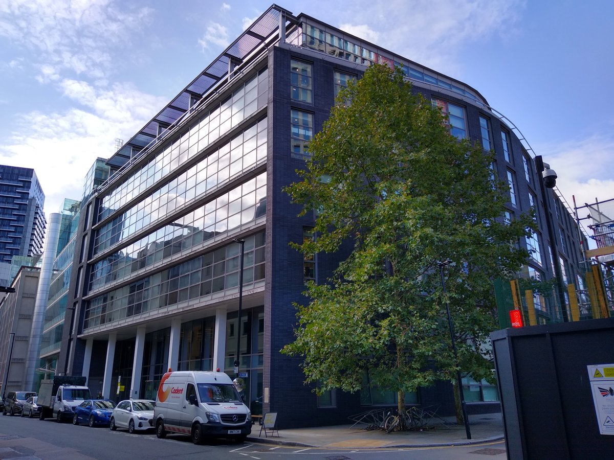 Exterior of Bayes Business School on Bunhill Row